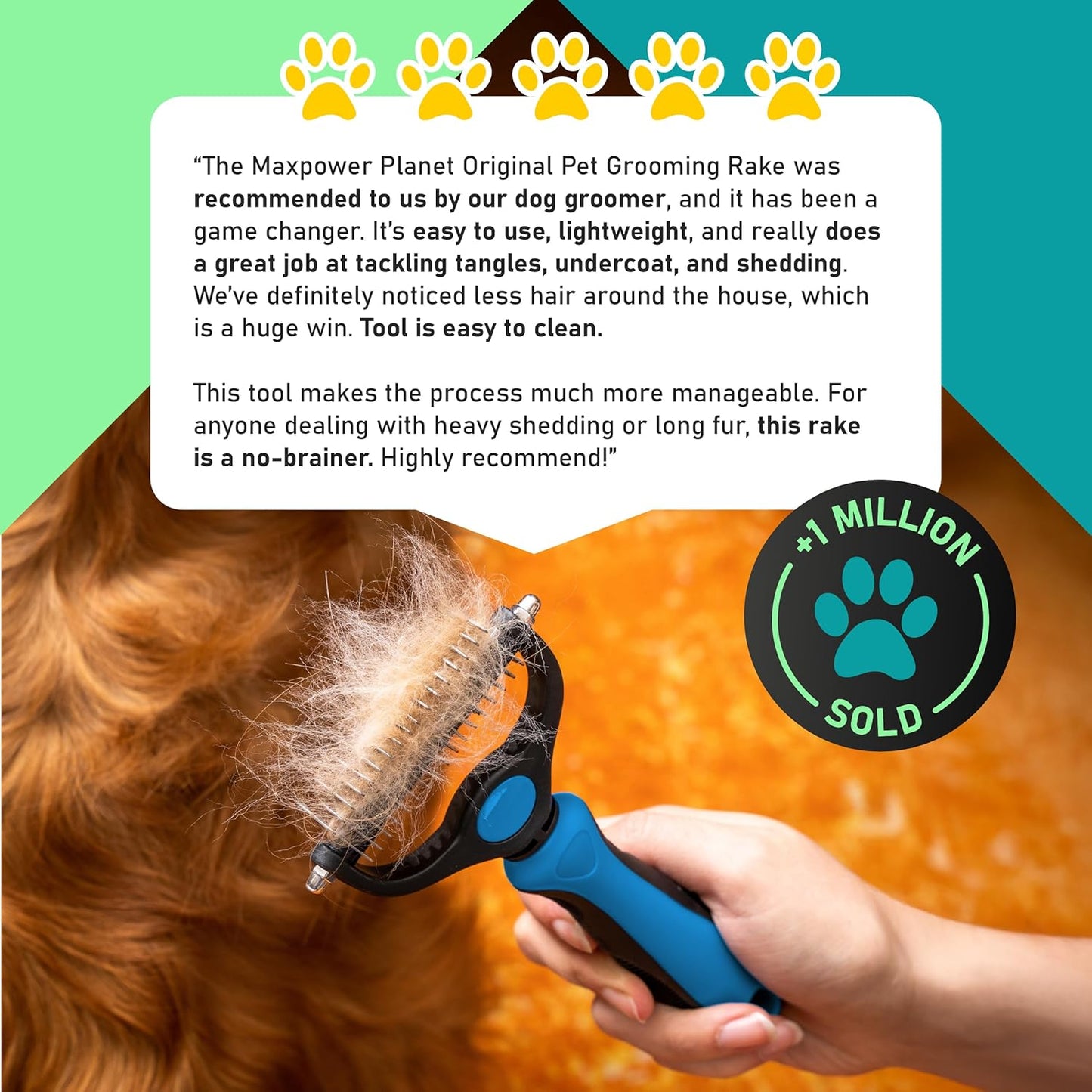 Pet Grooming Comb – Pain-Free Detangling for Happy Pets