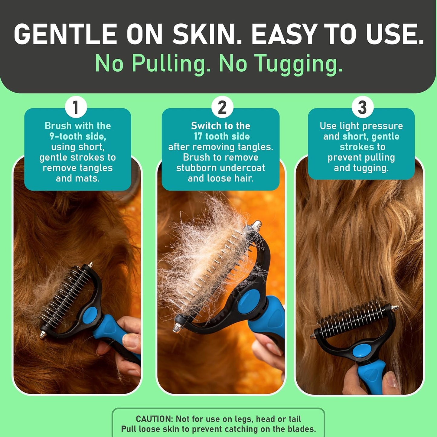 Pet Grooming Comb – Pain-Free Detangling for Happy Pets